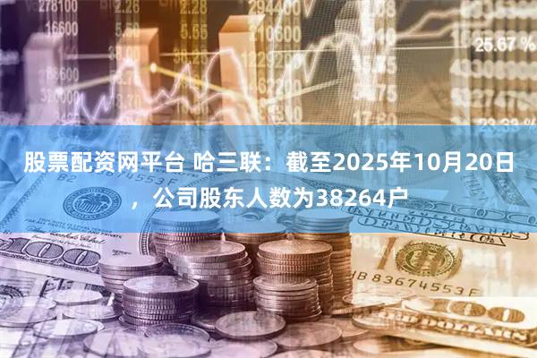 股票配资网平台 哈三联：截至2025年10月20日，公司股东人数为38264户